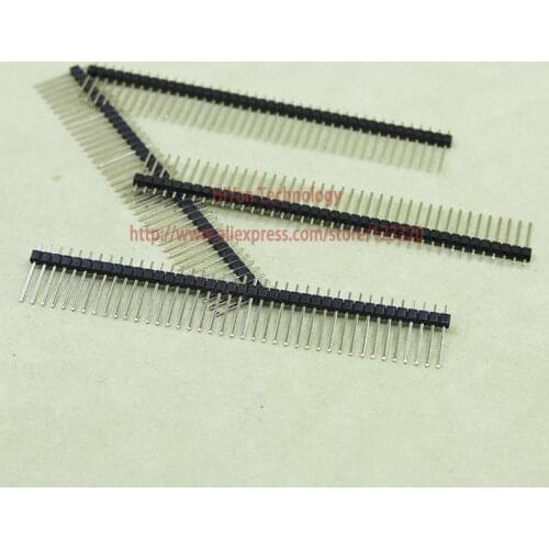 20pcs/lot) 1*40Pin Single Row Male Silver Pin Header Strip Connector Pin Header Long : 17MM Pitch:2.54MM(0.1inch)