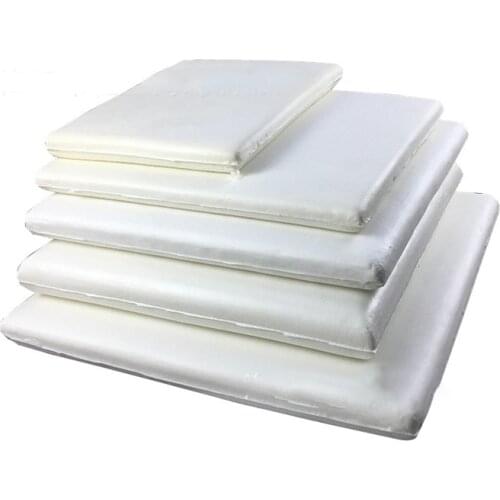 40x40cm High Density Seat Cushion Foam Rubber Replacement Polyurethane Upholstery Cushion Pad White Firm Foam Sheet Cushion Pads