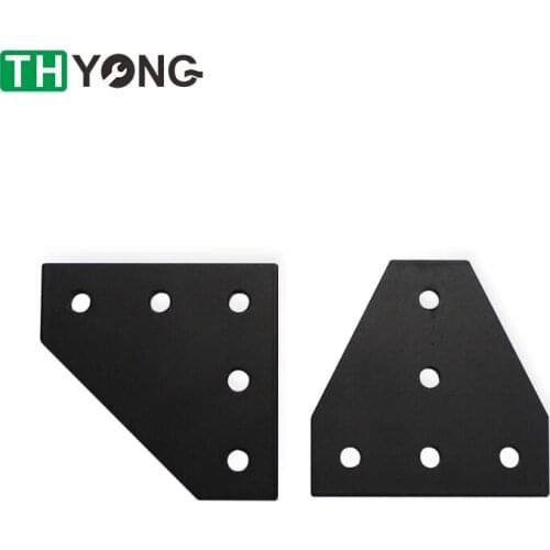 5 Holes 90 Degree Joint Board Plate Corner Angle Bracket Connection Joint Strip For 2020 Aluminum Profile