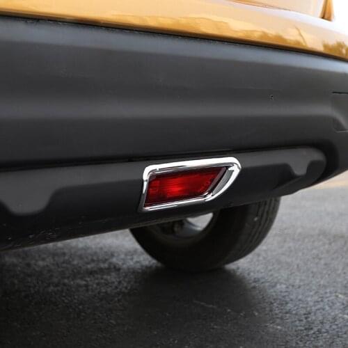 ABS Chrome Car Back Tail Rear Brake Light Lamp Cover Trim For Nissan Qashqai J11 2014 2015 2016 2017 2018 2019 Accessories
