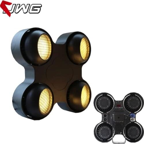Free Shipping 4X100W Warm White COB Blinder 4 Eyes LED Par Can LED Cob Stage Light Ktv Dj Disco