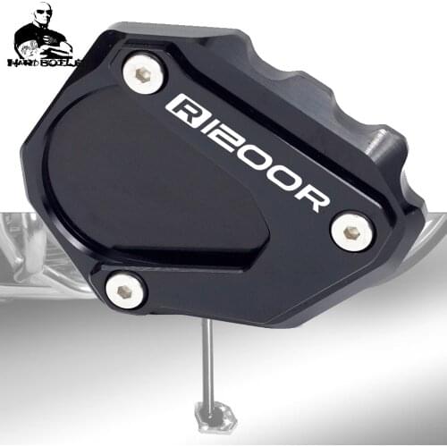 For BMW R1200R 2006-2014 R1200RT 2004-2013 R1200ST 2003-2007 R 1200 R/RT/ST Kickstand Extension Plate Foot Side Stand Enlarger