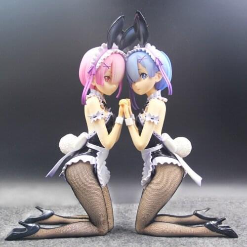 1/4 Re: Zero Sexy RAM REM Bunny Girl Ver. pvc Action Figure 28cm T30