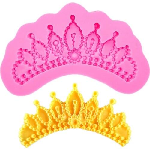 Gadgets Fondant Molds Crowns silicone mold for cake decorating, cupcake decorating, chocolate, hard candy, polymer clay, resin