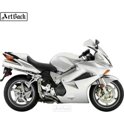 Hot 8pcs diamond painting motorcycle full square & round truck landscape canvas mosaic diamond art motorcycle sticker 20x30cm