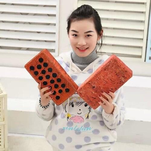 Creative Funny Simulation Brick Wood Block Pillow Office Nap Rest Sponge Cushion Set