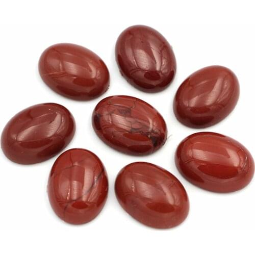 Red Jasper stone Dome Oval Cabochon Natural stone Flat Back cabochons 12x16mm 13x18mm 18x25mm 22x30mm