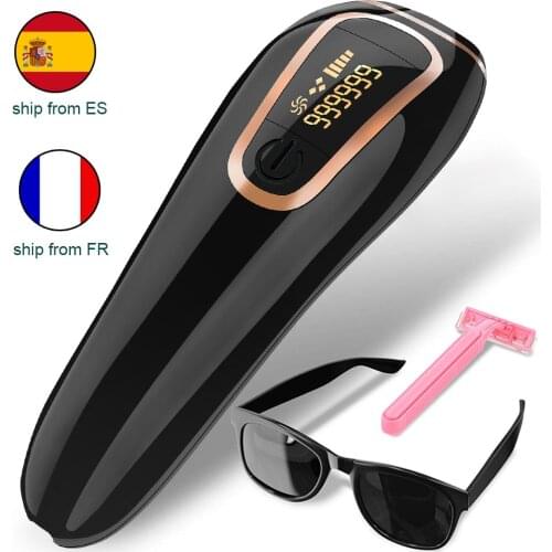 FROM ES/FR Permanent IPL Hair Removal Laser Epilator For Women 999999 Flash LCD Display Bikini Ipl Laser Hair Removal Machine