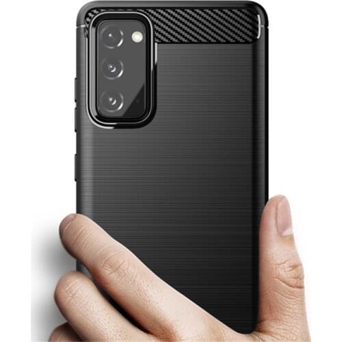 Brushed Brushed Heat Sink Design Case for Samsung Galaxy S20 FE A42 M31S M31 M21 A91 A81 A71 A51 5G A31 Note 20 Ultra A21S Cover