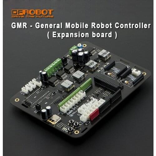 DFRobot GMR General Mobile Robot controller V1.3, 3V / 5V DC Support 2 Nano and 1 Mega / Mega ADK for Home Care Robot Platforms