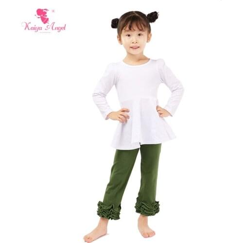 2018 New Fashion Style Stripes Wholesale Baby Girl Summer Clothe Pajamas Set Wholesal Fall Outfit Toddler Kids Birthday Gift