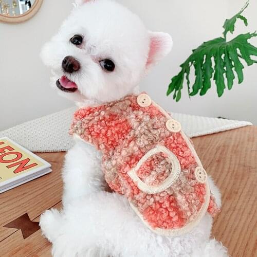 2020 New Dog Vest Coat Puppy Outfit Small Dog Clothes Apparel Cat Yorkshire Pomeranian maltese Poodle Schnauzer Pet Clothing