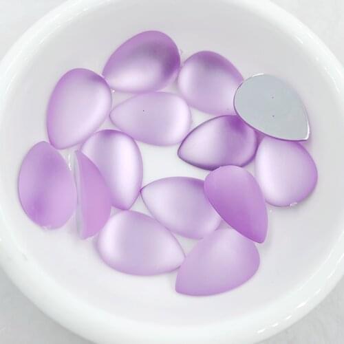 Wholesale 300pcs/lot 13*18mm Teardrop Crystal Beads Water Drop Beads Loose Rhinestones Spacer Beads For Jewelry Making -E52