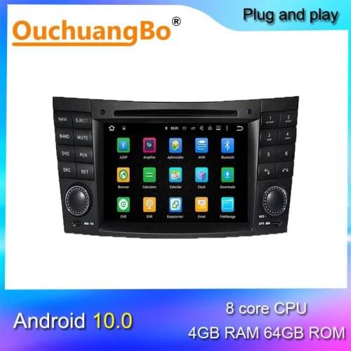 Ouchuangbo radio DVD player for android 10 Mercedes Benz E W211 CLK W209 CLS W219 with gps navigation 8 core 4GB+64GB