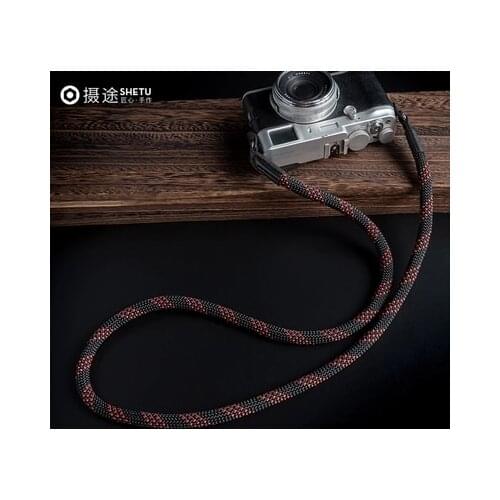 Hand-woven Nylon strong rope Camera Shoulder Neck Strap Belt for DSLR Digital Camera Leica Canon Fuji Nikon Olympus Pentax Sony