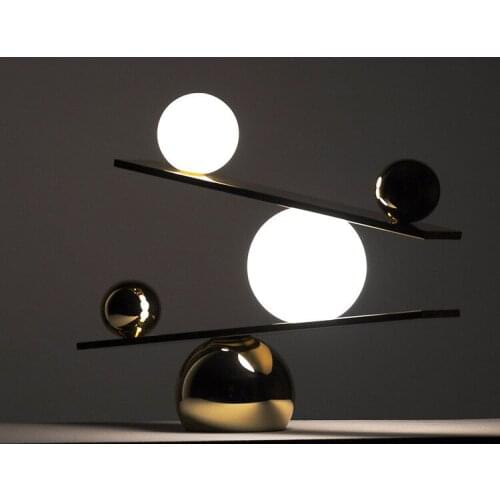 Post modern led color glass led glass masa lambası candeeiro de mesa lampada da tavolo bedside dining room table lamp bed lamp