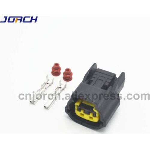 10sets 2pin hyundai elantra speaker plug modern kia Nissan horn Ballast connector 6098-0137