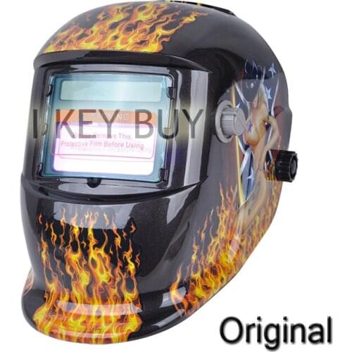 Solar Li Battery Auto darkening Sexy Girl Fire DIN9/13 Welding Helmet Hood Mask Tig,Mig Arc face Shields Top Quality