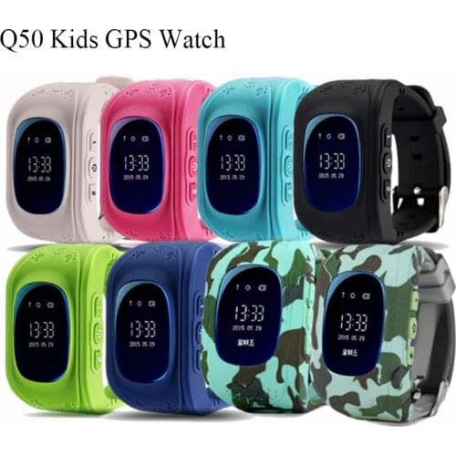 Smart Safe OLED Kids Q50 GPS Watch SOS Call Wristwatch Child Finder Locator Tracker Baby Anti Lost Monitor SeTracker Smartwatch