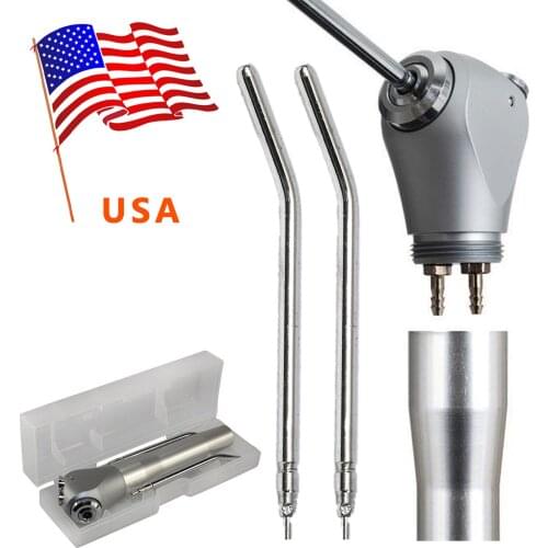 3 Way Dental Air Water Spray Triple Syringe Handpiece with Tips Tubes Nozzle Dentistry Tool