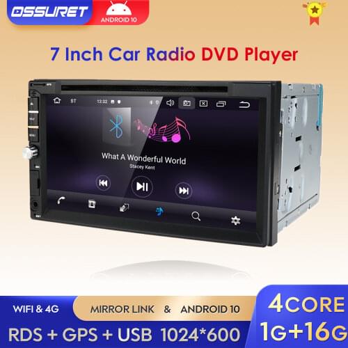 2 din Car Radio GPS Android 10 CAR DVD Player For Toyota RAV4 COROLLA Land cruise 100 200 Camry yaris prado 150Hilux ViosTerios