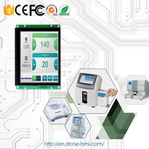 Vertical TFT LCD Module 10.1 inch with Software + Touch Screen for Equipment Control Panel 100PCS