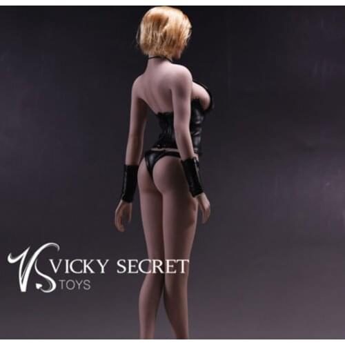 1:6 Female Hanging Neck Underwear Sexy Leather Lingerie Bikini Toy For 12'' Girl Woman Body Clothing Set Model Fit Action Figure