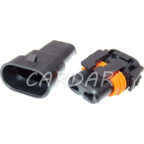 1 Set 2 Pin DJ9006 9006 Headlight HID Wire Socket Square Light Fog Lamp Connector For Cars Auto Toyota