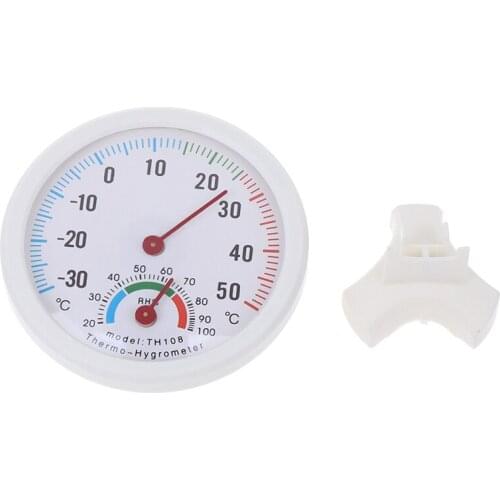 1pc Mini Indoor Outdoor Hygrometer Humidity Gauge Thermometer Temperature Meters high quality