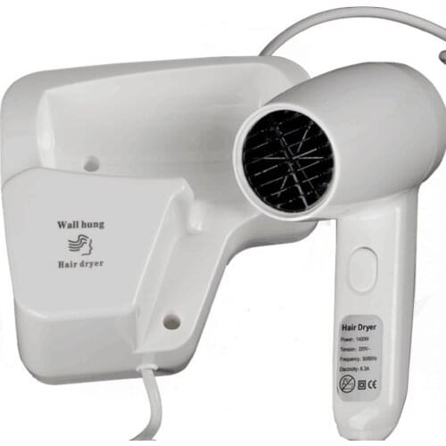 1200W Electric Wall Mount Hair Dryer Hotel bathroom Home Bathroom Hair Dryer Skin 220v 50Hz Hanging Wall Hanging Hair Dryer