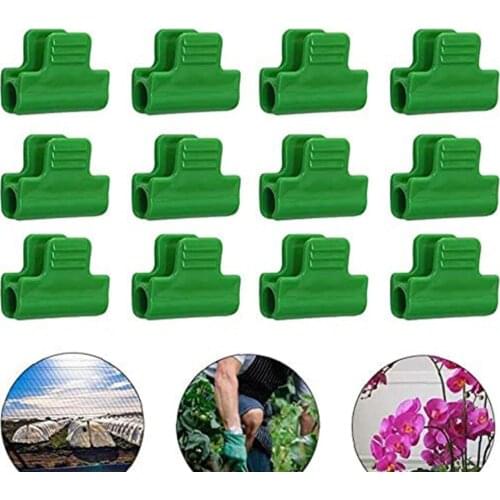20Pcs 11cm Pipe Plastic Clamps For Greenhouse Film Row Cover Netting Tunnel Hoop Clips Shed Film ​Garden Tool