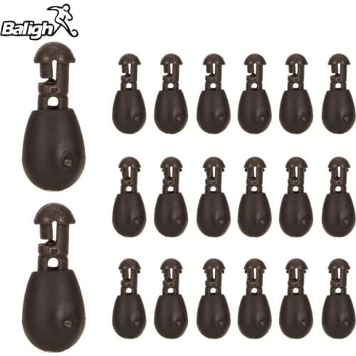 20 Pcs Terminal Angling Tackle Accessoires Baits Gereedschap Vissen Quick Change Kralen Methode Feeder Lijn houder