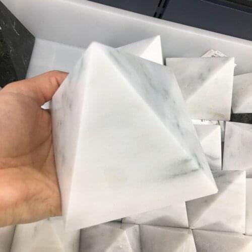 6cm/8cm/10cm Chakra Multi-Stone Reiki Pyramid Healing Spiritual Gemstones Energy Generator Gifts