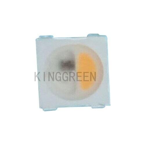 100X Addressable 0.3W SK6812 RGBW (WW2700- 3000/CW6000-6500K) 5050SMD LED chip LED lamp bead free shipping