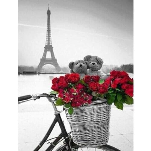 Diamond Embroidery Rose flower 5D Diamond Mosaic Cross Stitch Kits EmbroideryDiamond Embroidery Painting