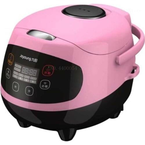 Pink 2L automatic mini rice cooker rice cooker electric Leben Porridge Cooking 8 menu 24H booting Ceramic Crystal Liner pot