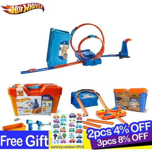 Hot Wheels Car Track Set Multifunctional Carros Brinquedos Diecast Hotwheels Kids Toys For Children Birthday Gifts oyunca FLK90