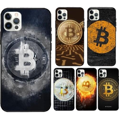Bitcoin Cover Case For iPhone XR X XS MAX 12 Mini 11 Pro Max 5S 6S 7 8 Plus SE 2020 Coque