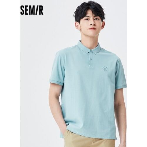 SEMIR Short Sleeve Polo Men 2021 Summer New Pique Fabric Moisture Absorption Breathable Polo Shirt Business Casual Tops
