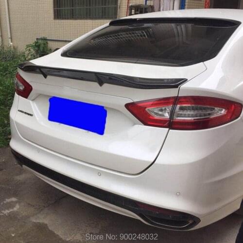 Or Ford Mondeo/Fusion Auto Accessories New Model 2013-2017 Carbon Spoiler Wing Trunk Lip Boot Cover Car Styling