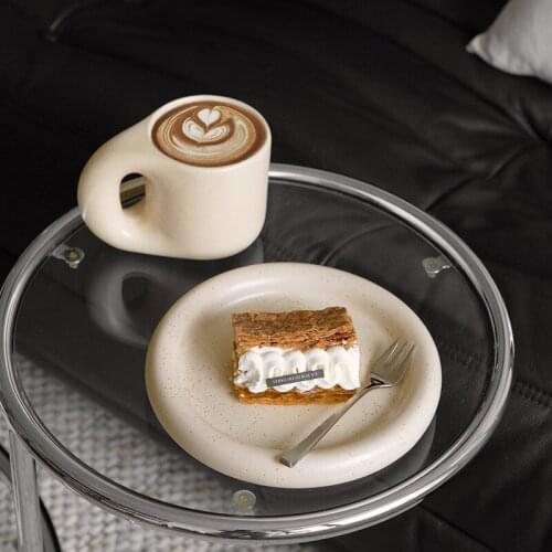 Nordic Ceramic Coffee Mug Creative Household Breakfast Milk Mugs Large Capacity Simple Travel Water Cup Office Teacup Drinkware