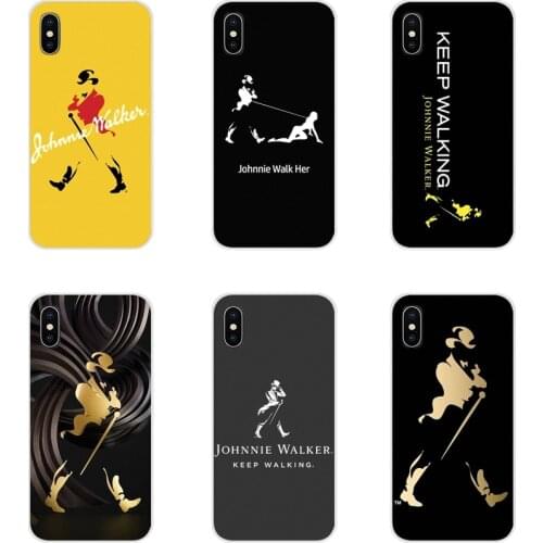 Classic Whiskey Johnnie Walker For Samsung Galaxy S3 S4 S5 Mini S6 S7 Edge S8 S9 S10 Lite Plus Note 4 5 8 9 Silicone Case Covers
