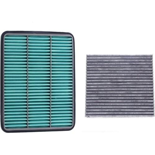 Air Conditioning Air Filter 2 pcs set Filter 17801-50040/30040 87139-50060 For Toyota PRADO 2700 4000 2.7 3.5 4.0 Car Accessoris