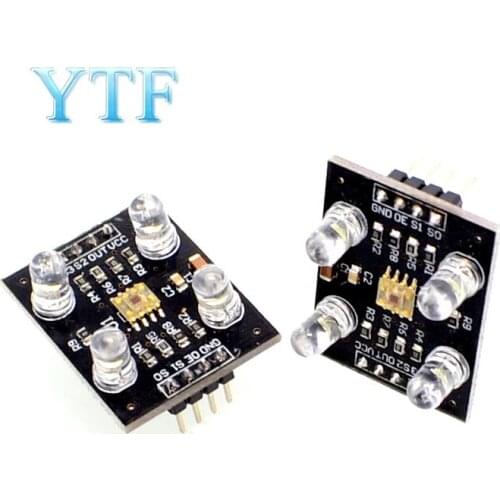 TCS230 TCS3200 Color Recognition Sensor Detector Module DC 3-5V Input Color Sensor Color Recognition Module for Arduino DIY