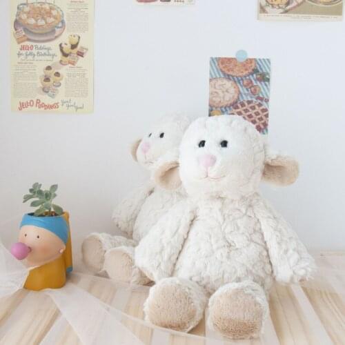 38cm Cute Animal Sheep Plush Toys Kawaii Soft Pendant Doll Stuffed Toy For Kids Birthday Christmas Gifts