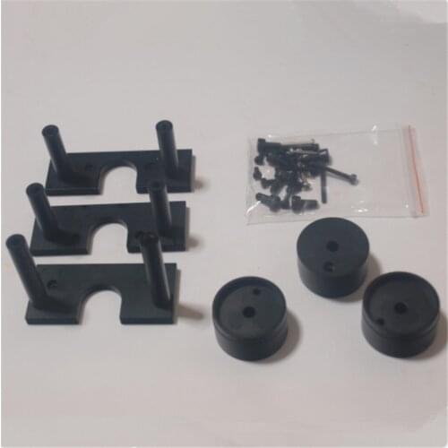 SWMAKER PROXXON MF70 CNC Black anodized Nema23 stepper motor conversion kit for stepper Nema 23 stepper MOTOR MOUNTING KIT