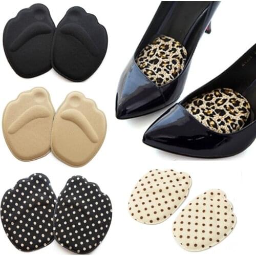 1 Pair Useful Sole High Heel Foot Cushions Forefoot Anti-Slip Insole Breathable Shoes Women Protection Foot Pad Supports Inserts