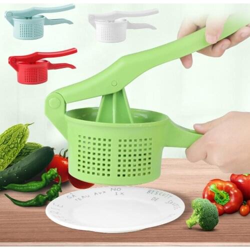 Portable Stuffing Squeezer Dehydrator Citrus Fruits Squeezer Lemon Hand Press Mashed Potato Manual Juicer Kitchen Tool