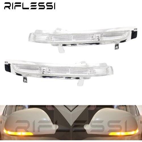 2 x 12V Rearview Mirror Turn Signal Lamp For Skoda Octavia A5 A6 2009 2010 2011 2012 2013 Turn Lights Right Left