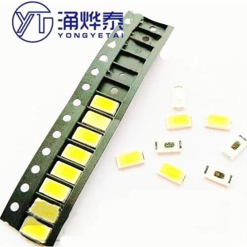 100PCS LED 5630 5730 SMD lamp beads super bright warm white light green red ice blue powder Free shipping